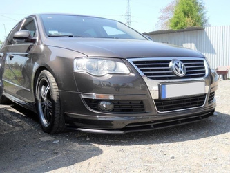 Splitter przedni Maxton Volkswagen Passat B6 Votex (czarny połysk)