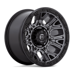 Felga aluminiowa 17" Fuel Traction 17x9 ET-12 5x127 Matte Gunmetal With Black Ring