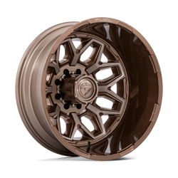 Felga aluminiowa 22" Fuel 1PC D876 FLUX DUALLY 22x8,25 ET-246 8x165,1 Platinum Bronze
