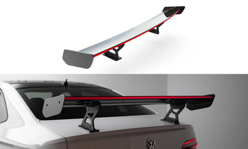 Karbonowy Spoiler Z Wewnętrznymi Wspornikami + LED Maxton Volkswagen Jetta GLI Mk7