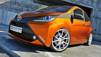Splitter przedni Maxton Toyota Aygo MK2 (czarny połysk)