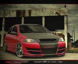 Zderzak Przedni Maxton Opel Astra G < Inferno >