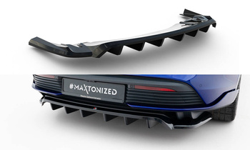 Splitter Tylny (Z Dyfuzorem) Maxton Porsche Taycan Turbo S Mk1