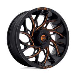 Felga aluminiowa 18" Fuel D780 RUNNER UTV 18x7 ET13 4x137 Gloss Black Milled Orange