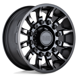 Felga aluminiowa 20" Black Rhino Mission 20x9 ET2 5x127 Matte Black W/ Machined Tinted Spokes