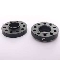 Dystanse przelotowe z kołnierzem JR Wheels JRWS2 25mm 5x120 74,1 Czarne