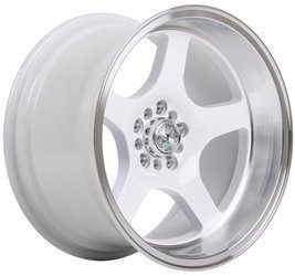 Felga aluminiowa 17" 59 North Wheels D-004 17x8,5 ET10 5x114,3/120 White/polished