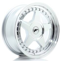 Felga aluminiowa 16" Japan Racing JR6 16x7 ET20-35 BLANK Silver Machined Face