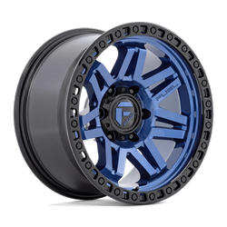 Felga aluminiowa 17" Fuel Syndicate 17x9 ET-12 5x127 Dark Blue With Black Ring