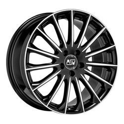 Felga aluminiowa 17" MSW 30 17x7,5 ET35 5x112 Gloss Black Full Polished