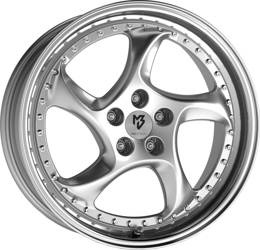Felga aluminiowa 19" mbDESIGN TURBO S 19x8,5 ET30 5x100 Srebrny polerowany