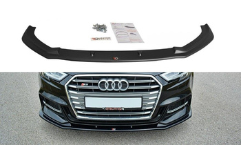 Splitter Przedni V.1 Maxton Audi S3 / A3 S-Line Hatchback / Sportback 8V Facelift