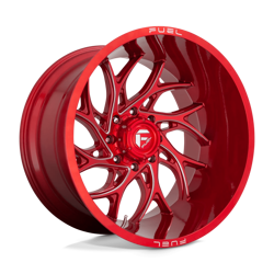 Felga aluminiowa 24" Fuel Runner 24x12 ET-44 6x135 Candy Red Milled