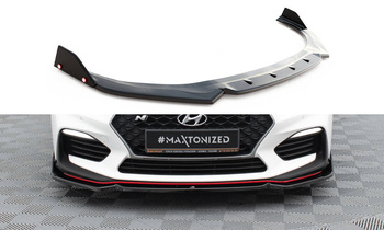 Splitter Przedni V.6 + Flaps Maxton Hyundai I30 N Mk3 Hatchback/Fastback