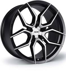 3SDM 0.5 20x9 ET45 5x112 Matt Black Brushed Face