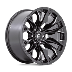 Felga aluminiowa 20" Fuel 1PC D803 FLAME 20x10 ET-18 8x180 Gloss Black Milled