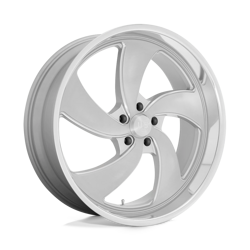Felga aluminiowa 24" US Mag Desperado 24x10 ET5 5x127 Silver Brushed Face Milled Diamond Cut Milled