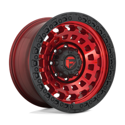 Felga aluminiowa 17" Fuel Zephyr 17x9 ET-12 8x165,1 Candy Red Black Bead Ring