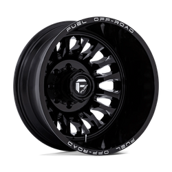 Felga aluminiowa 20" Fuel 1PC D868 ARC DUALLY 20x8,25 ET-227 8x165,1 Gloss Black Milled