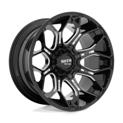 Felga aluminiowa 20" Moto Metal MO808 SNIPER 20x10 ET-18 8x180 Gloss Black Milled