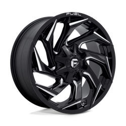 Felga aluminiowa 20" Fuel Reaction 20x9 ET20 8x180 Gloss Black Milled