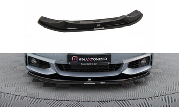 Splitter przedni Maxton hybrydowy BMW 4 F32 M-Pack (GTS-Look) (czarny połysk)
