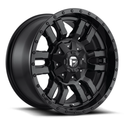 Felga aluminiowa 17" Fuel Sledge 17x9 ET-12 5x114,3/127 Matte Black Gloss Black Lip