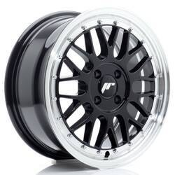 Felga aluminiowa 16" Japan Racing JR23 16x7 ET40 4x100 Gloss Black w/Machined Lip