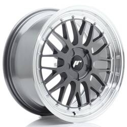 Felga aluminiowa 18" Japan Racing JR23 18x8,5 ET20-48 5H BLANK Hyper Gray w/Machined Lip