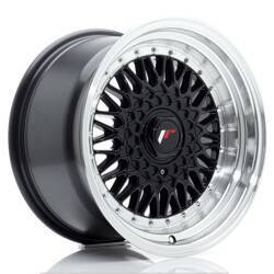 Felga aluminiowa 16" Japan Racing JR9 16x9 ET20 4x100/108 Gloss Black w/Machined Lip