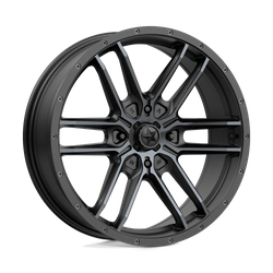 Felga aluminiowa 20" MSA Offroad Wheels M43 FANG 20x7 ET10 4x137 Satin Black