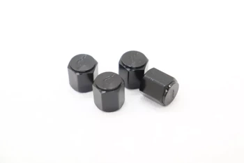 Komplet nakrętek na wentyle Work Wheels (4 szt.) Valve Cap Black