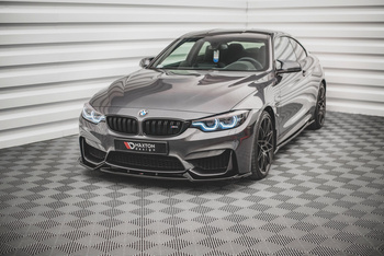 Splitter przedni Maxton BMW M4 F82 (czarny połysk)