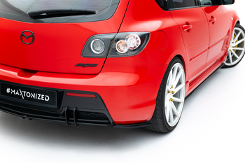 Splittery Tylne Boczne Street Pro Maxton Mazda 3 MPS Mk1 Wersja EU