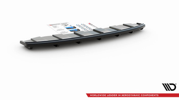 Splitter Tylny Maxton Audi A6 C7 S-Line Avant Wydech 2x1 (Z dyfuzorem)