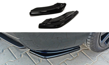Splittery tylne boczne Maxton Mazda 3 MPS MK1 Przedlift (czarny połysk)