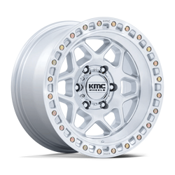 Felga aluminiowa 17" KMC KM553 TORX 17x9 ET-12 6x139,7 Gloss Silver