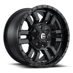 Felga aluminiowa 18" Fuel Sledge 18x9 ET-12 5x114,3/127 Matte Black Gloss Black Lip