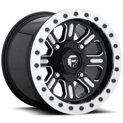 Felga aluminiowa 15" Fuel D910 HARDLINE BEADLOCK 15x7 ET38 4x137 Gloss Black Milled