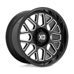 Felga aluminiowa 24" XD Grenade 2 24x12 ET-44 8x170 Gloss Black Milled