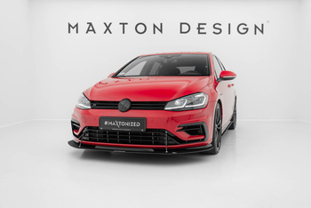 Hybrydowy Splitter przedni Racing Maxton Volkswagen Golf MK7 R Polift (czarny połysk)