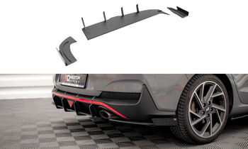 Splittery Tylne Boczne Street Pro + Flaps Maxton Hyundai I30 Fastback N-Line Mk3 Facelift