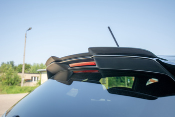Przedłużenie spojlera Maxton Volkswagen Polo MK6 GTI (czarny połysk)