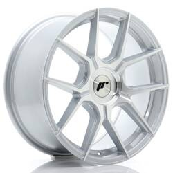 Felga aluminiowa 17" Japan Racing JR30 17x8 ET20-40 BLANK Silver Machined Face