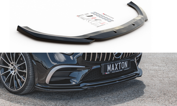 Splitter przedni Maxton V1 Mercedes-Benz CLS AMG-Line C257 (czarny połysk)