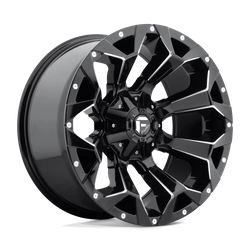 Felga aluminiowa 17" Fuel Assault 17x9 ET-12 6x135/139,7 Gloss Black Milled