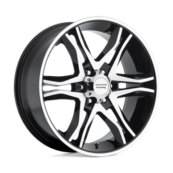 Felga aluminiowa 17" American Racing Mainline 17x8 ET25 5x114,3 Gloss Black Machined
