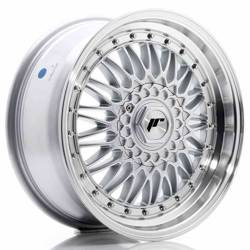 Felga aluminiowa 17" Japan Racing JR9 17x7,5 ET20-35 BLANK Silver w/Machined Lip+SilverRivets