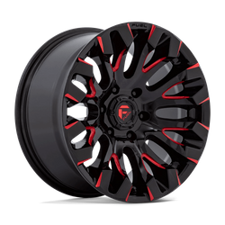 Felga aluminiowa 18" Fuel D829 QUAKE 18x9 ET1 6x135 Gloss Black Milled Red Tint