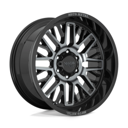 Felga aluminiowa 20" Moto Metal MO802 WARLOCK 20x9 ET18 8x165,1 Gloss Black Machined